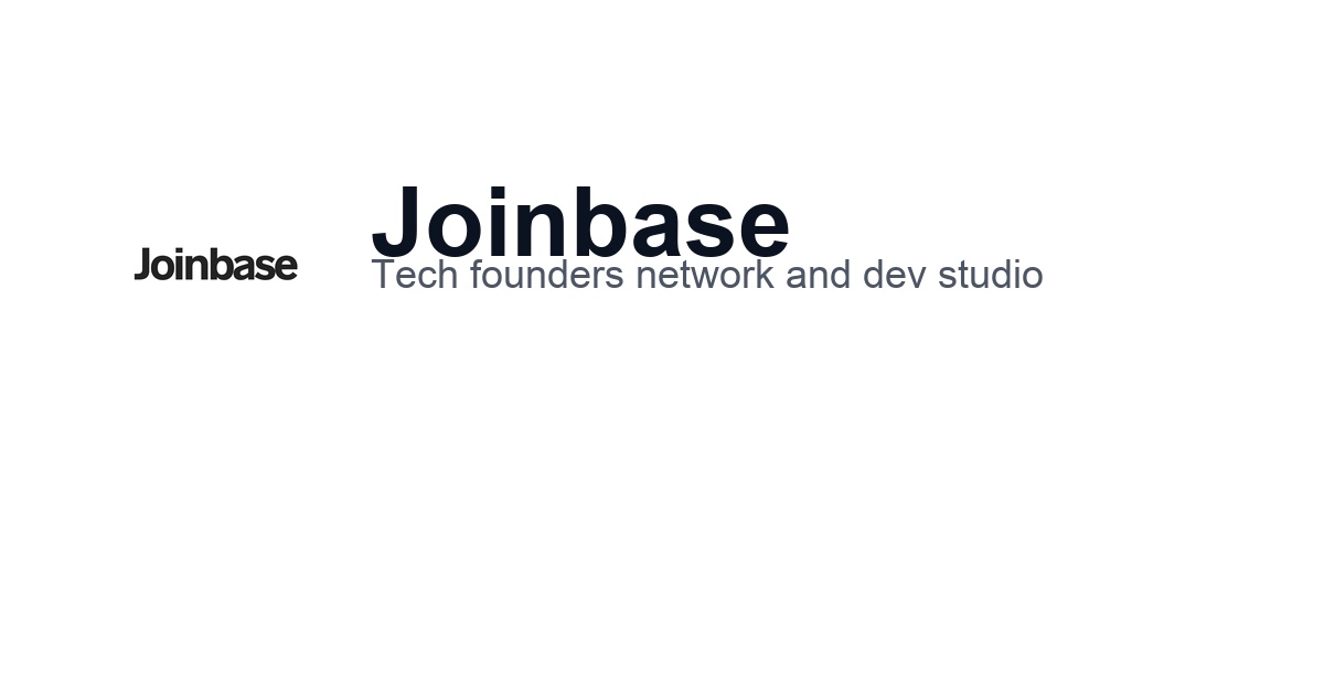 Joinbase preview